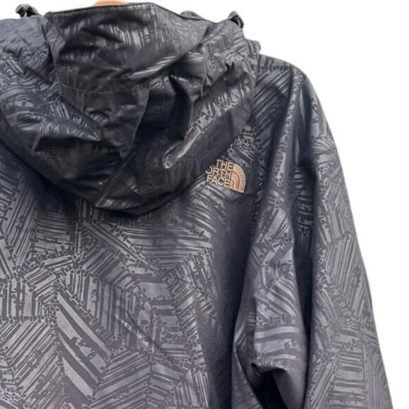 The North Face Cryptic Jacket Gore Tex RECCO Skeleton Crow Print RARE Mens L VTG - Picture 4 of 11